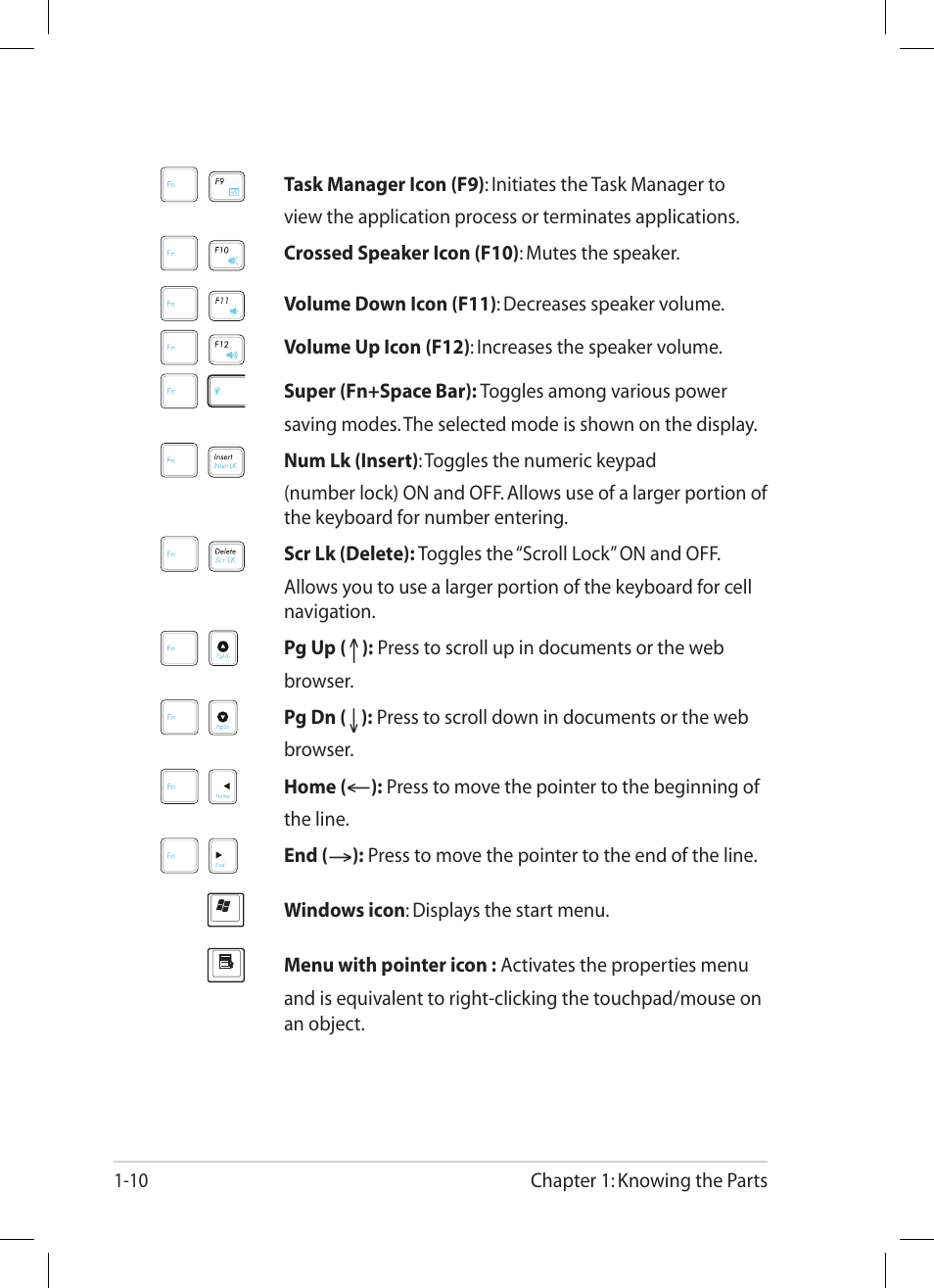 Asus Eee PC 1005HA User Manual | Page 18 / 60