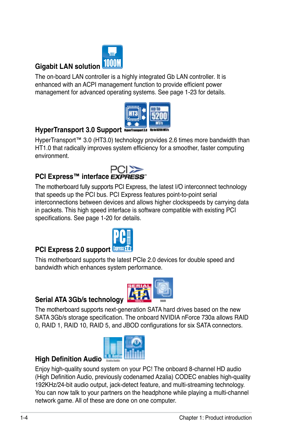 Asus M3N78-EH User Manual | Page 16 / 94