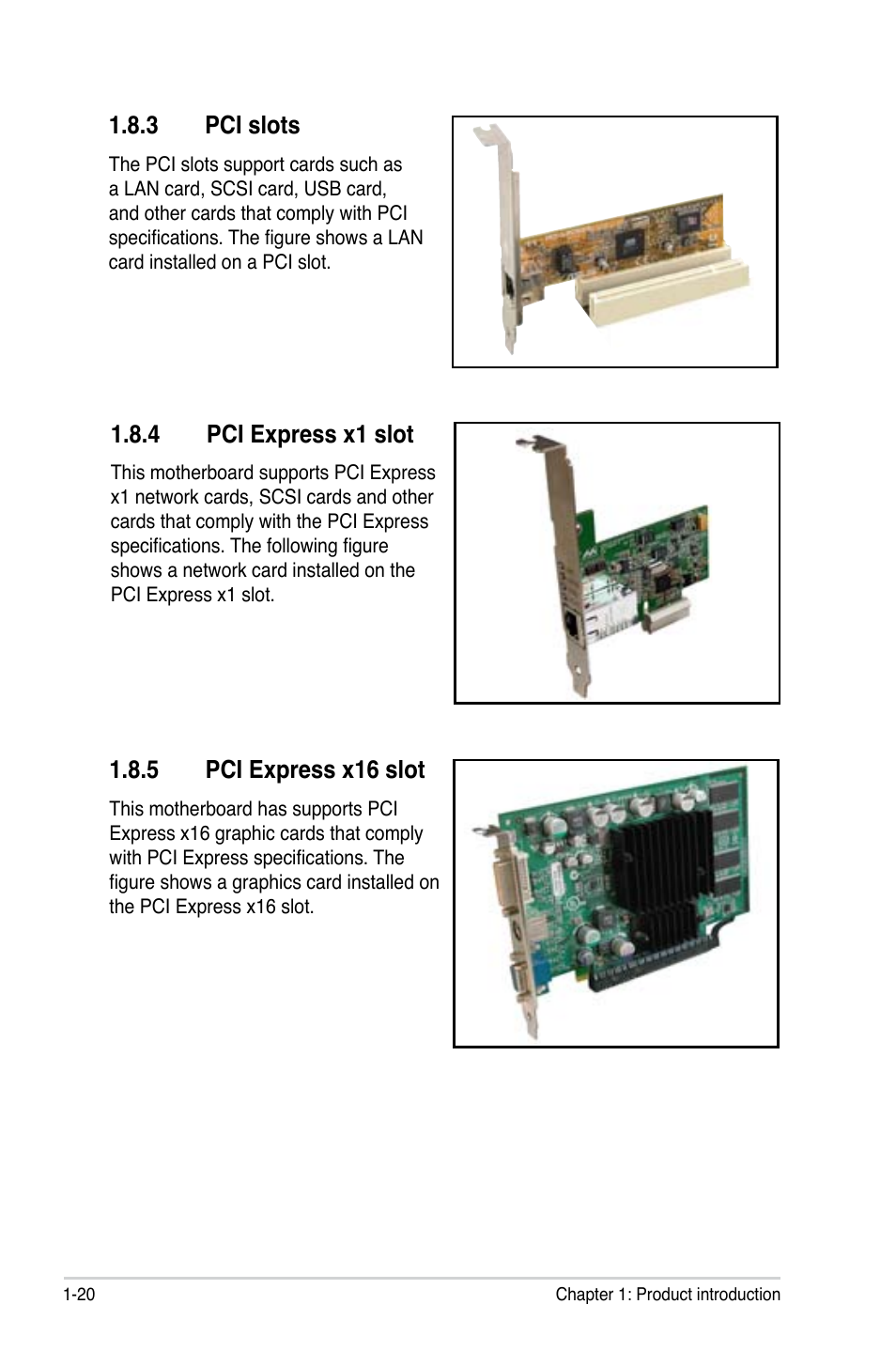 3 pci slots, 4 pci express x1 slot, 5 pci express x16 slot | Asus M3N78-EH User Manual | Page 32 / 94