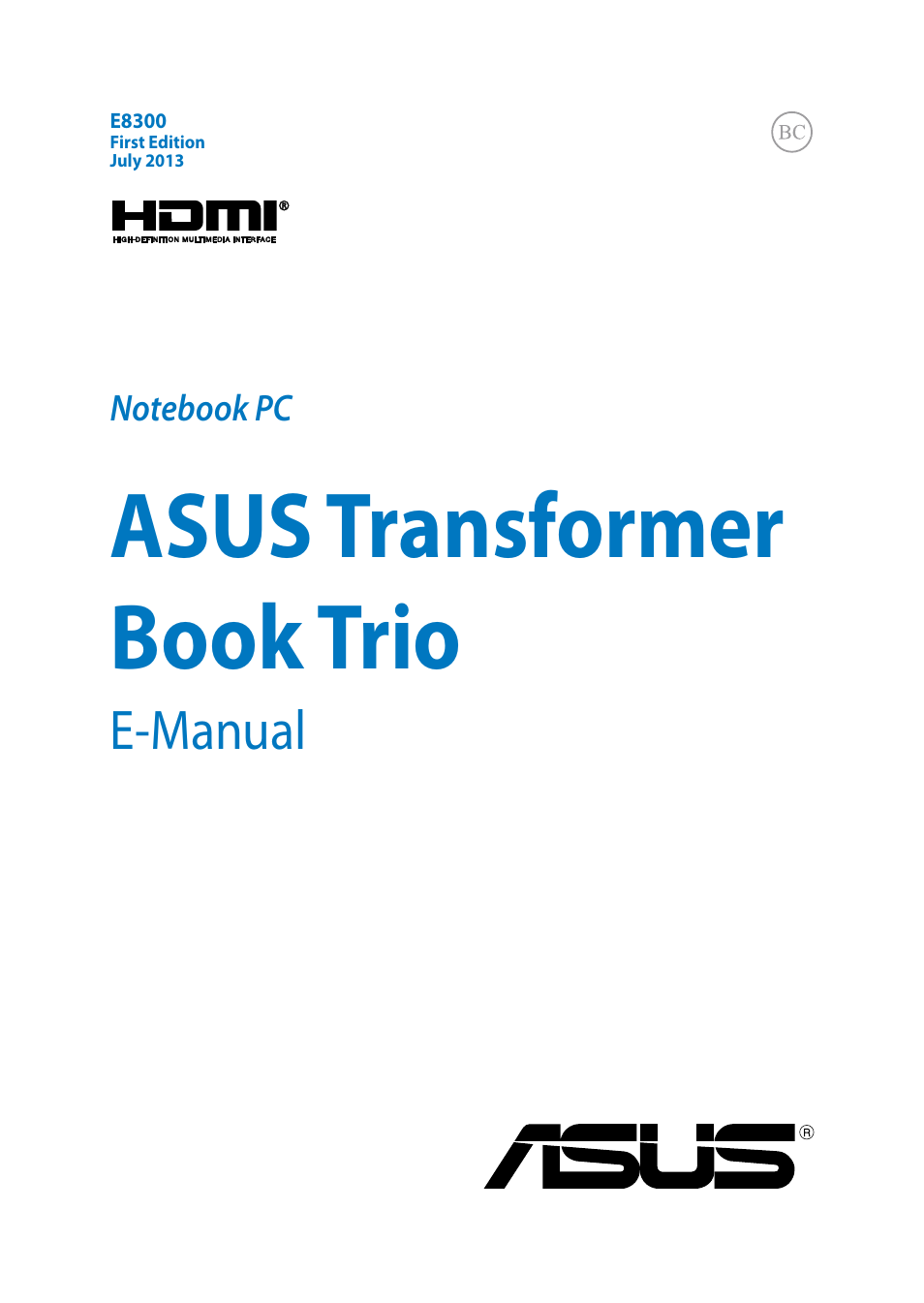 Asus TX201LA User Manual | 154 pages