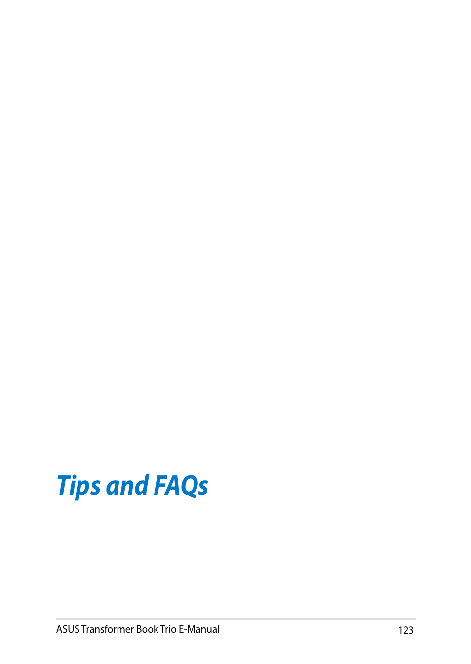 Tips and faqs | Asus TX201LA User Manual | Page 123 / 154