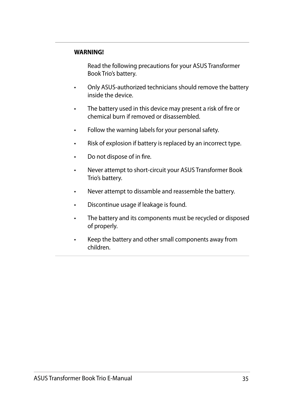 Asus TX201LA User Manual | Page 35 / 154