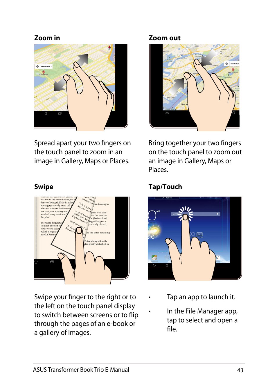 Asus TX201LA User Manual | Page 43 / 154