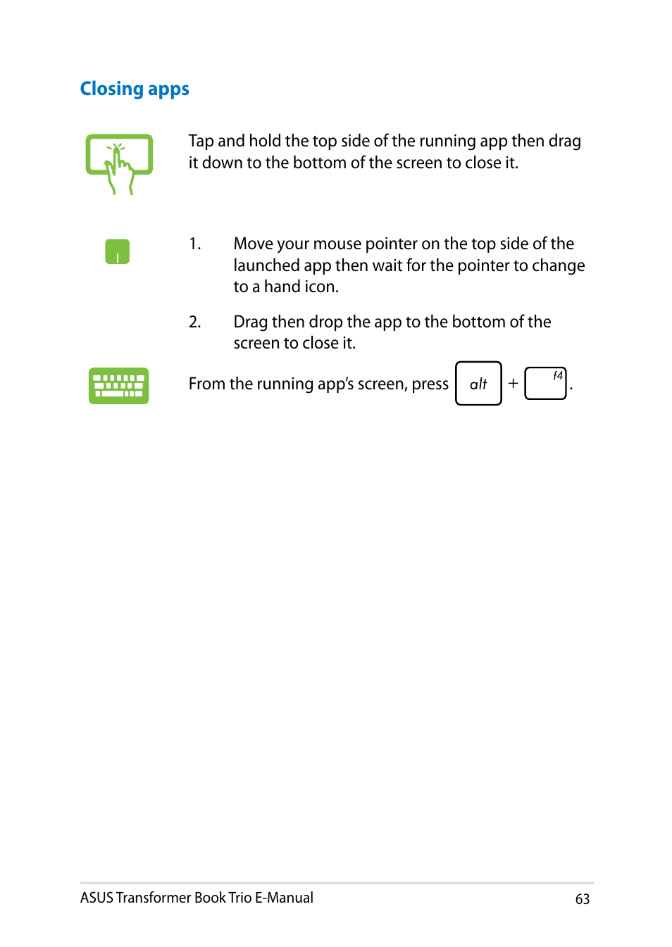 Asus TX201LA User Manual | Page 63 / 154