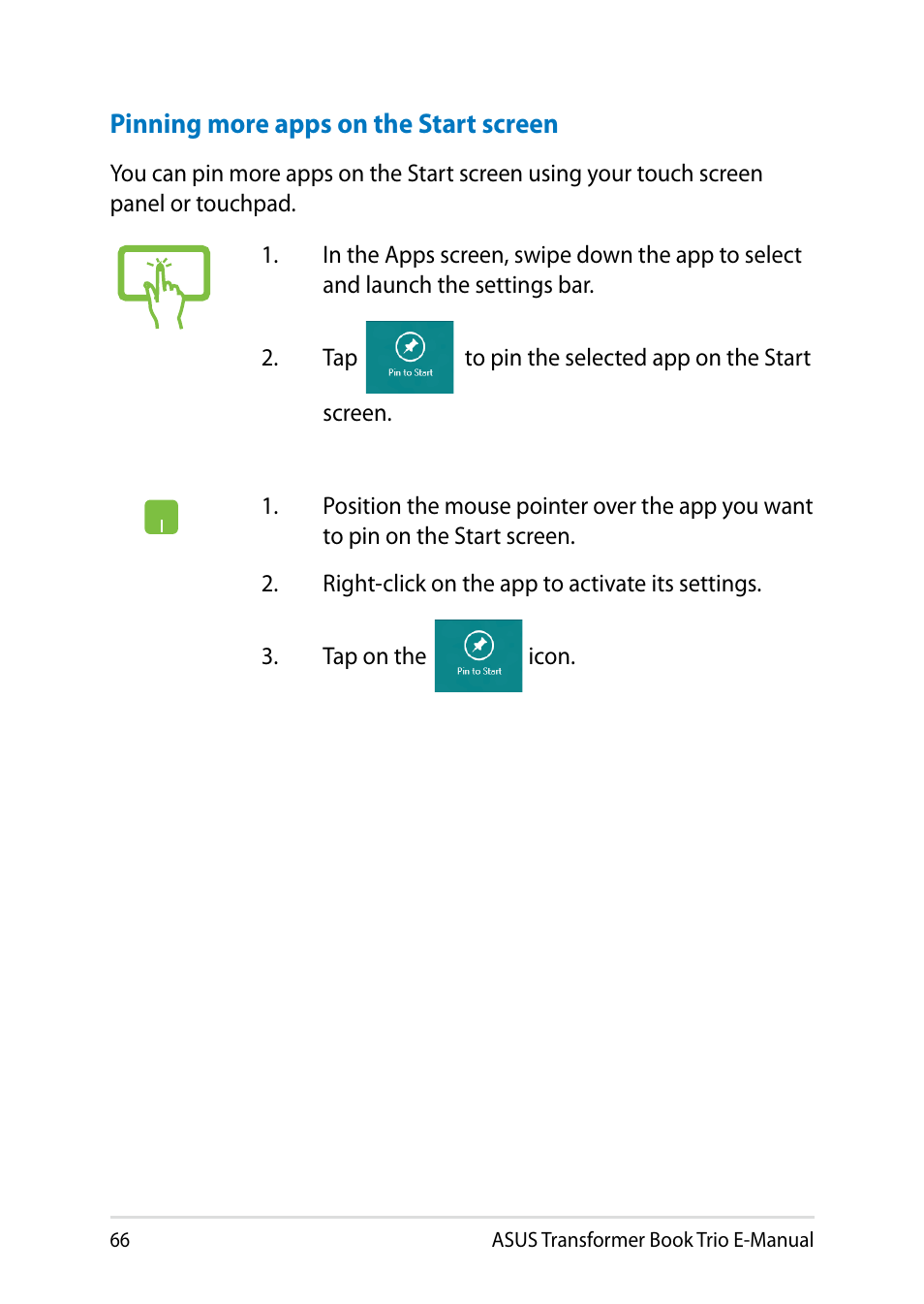 Asus TX201LA User Manual | Page 66 / 154