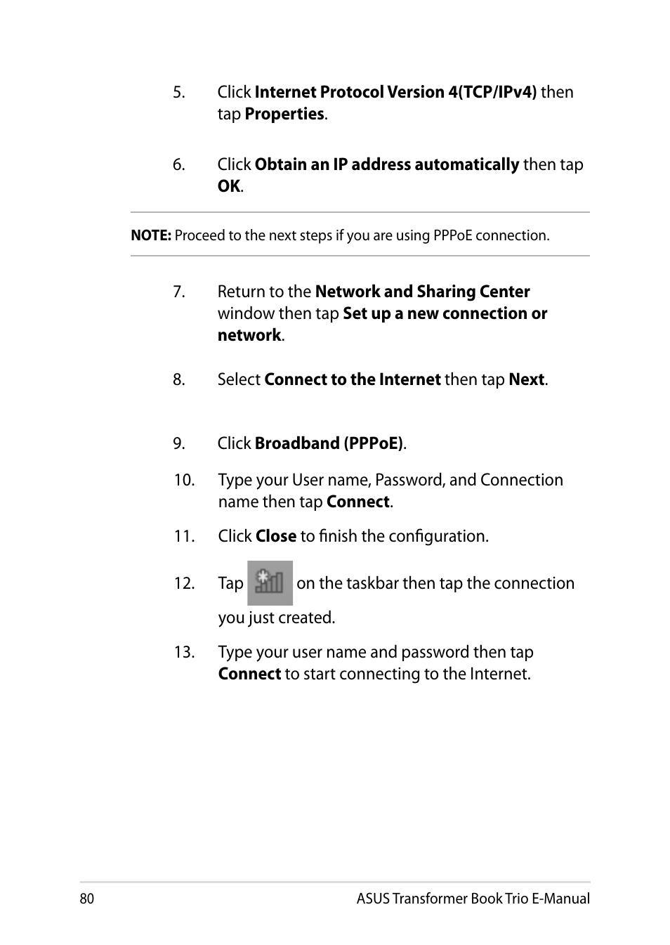 Asus TX201LA User Manual | Page 80 / 154