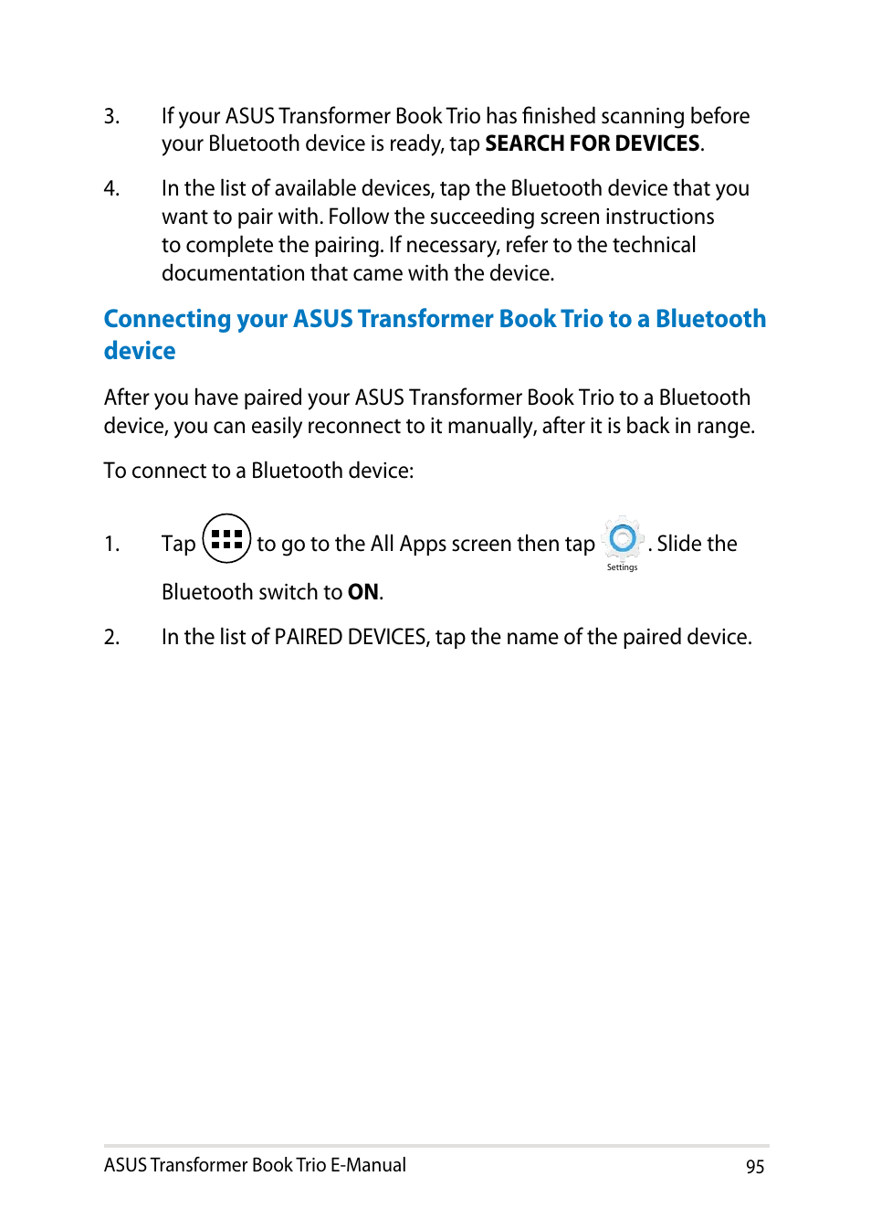 Asus transformer book trio e-manual | Asus TX201LA User Manual | Page 95 / 154