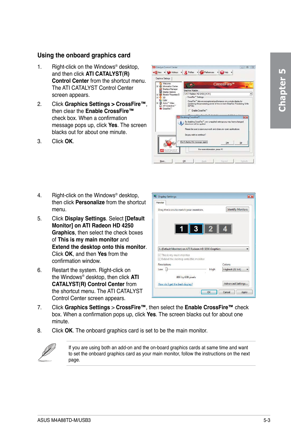Chapter 5 | Asus M4A88TD-M/USB3 User Manual | Page 121 / 124