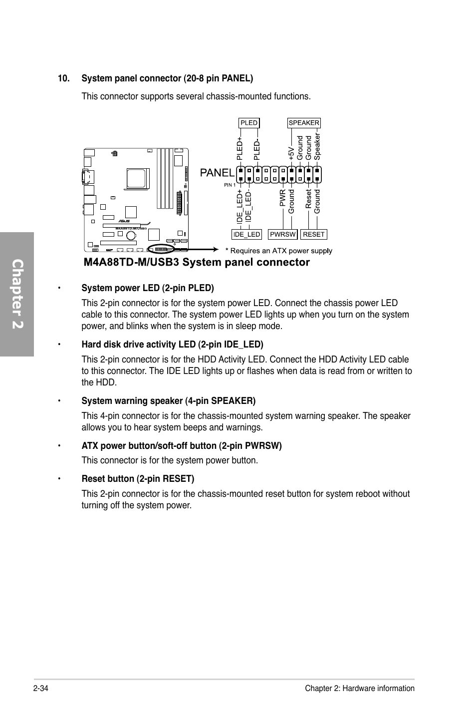 Chapter 2 | Asus M4A88TD-M/USB3 User Manual | Page 52 / 124