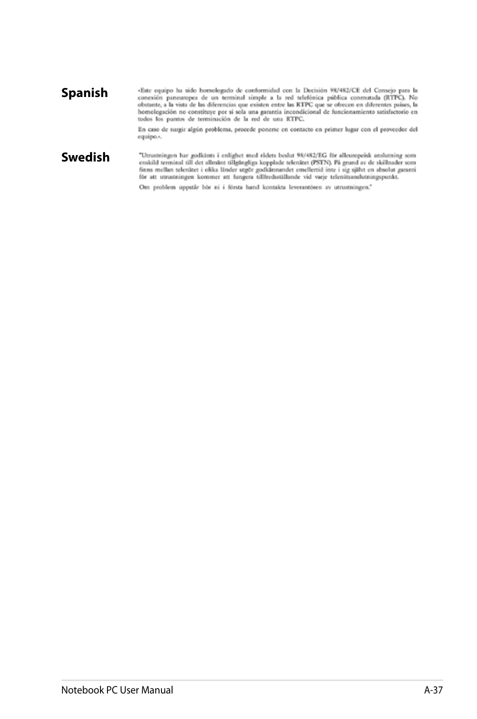 Asus R900VB User Manual | Page 117 / 122