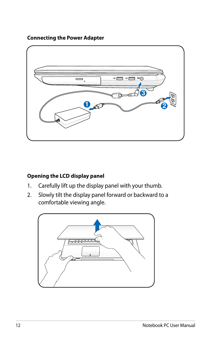 Asus R900VB User Manual | Page 12 / 122