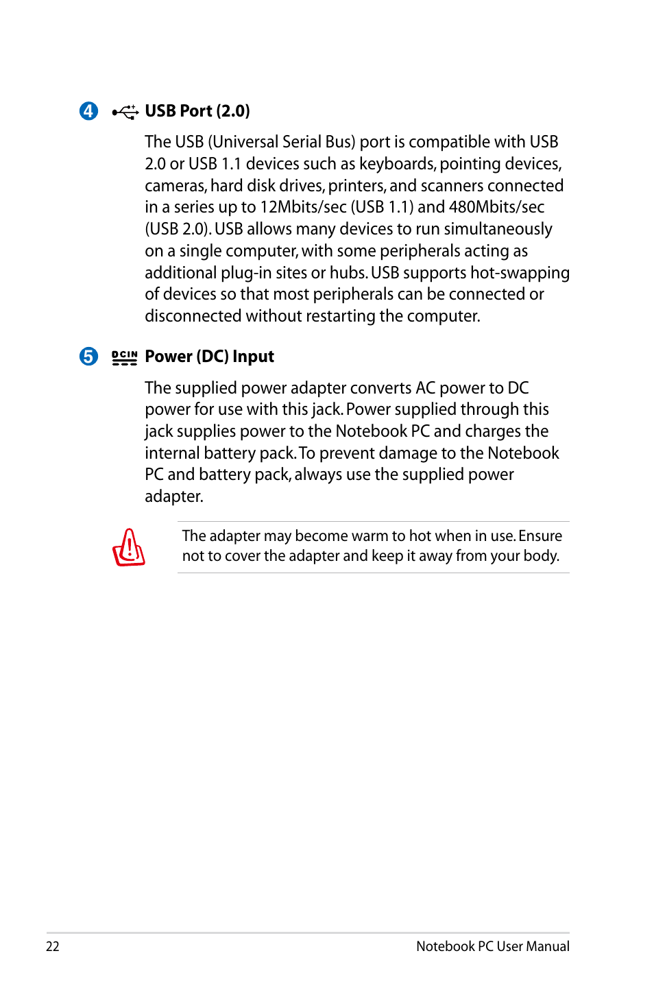 Asus R900VB User Manual | Page 22 / 122