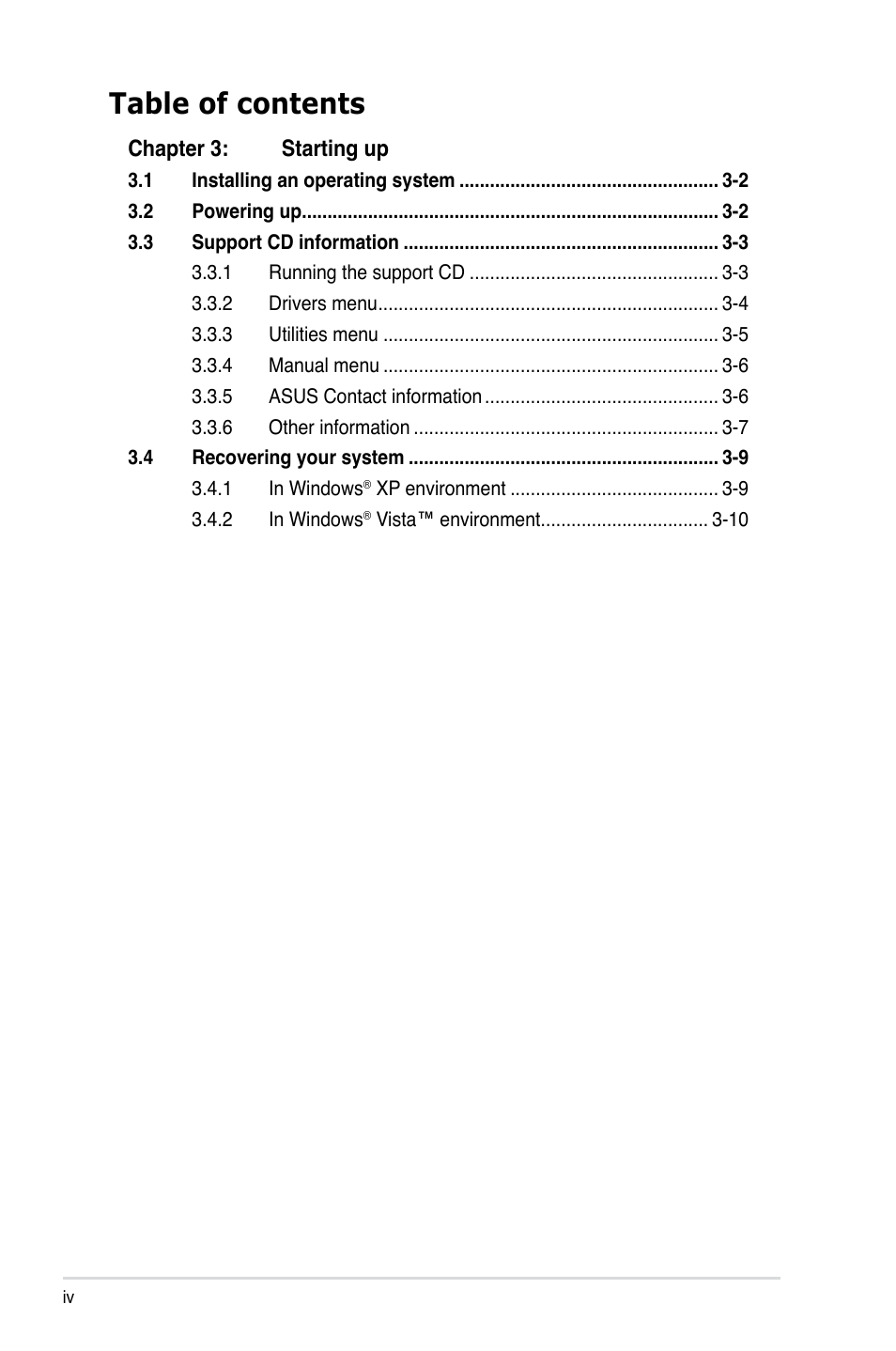 Asus BA5120 User Manual | Page 4 / 42