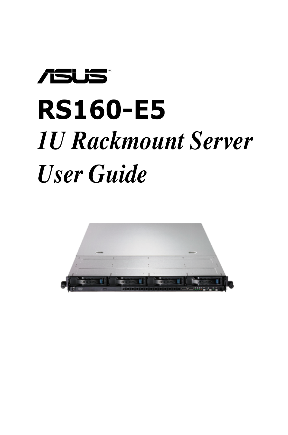 Asus RS160-E5 User Manual | 164 pages