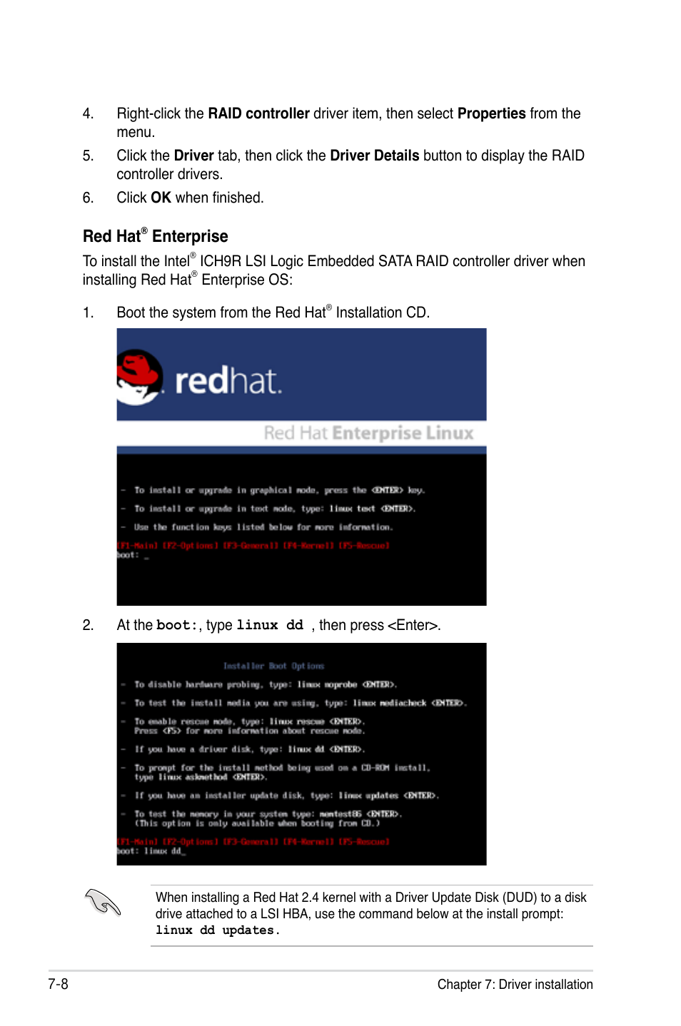 Red hat, Enterprise | Asus RS160-E5 User Manual | Page 150 / 164