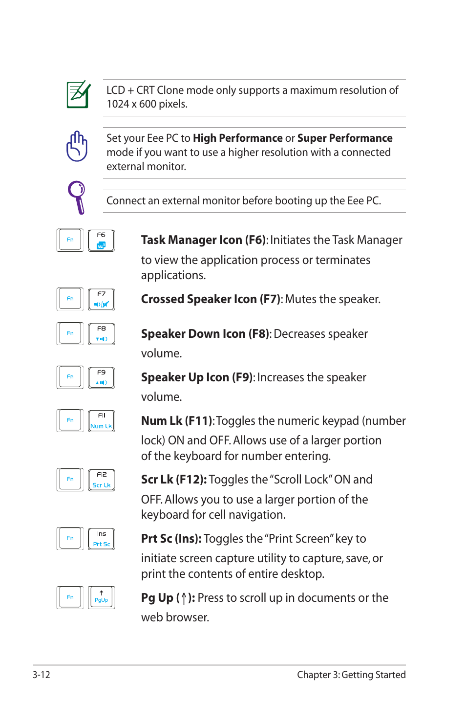 Asus Eee PC 1000HG User Manual | Page 36 / 88