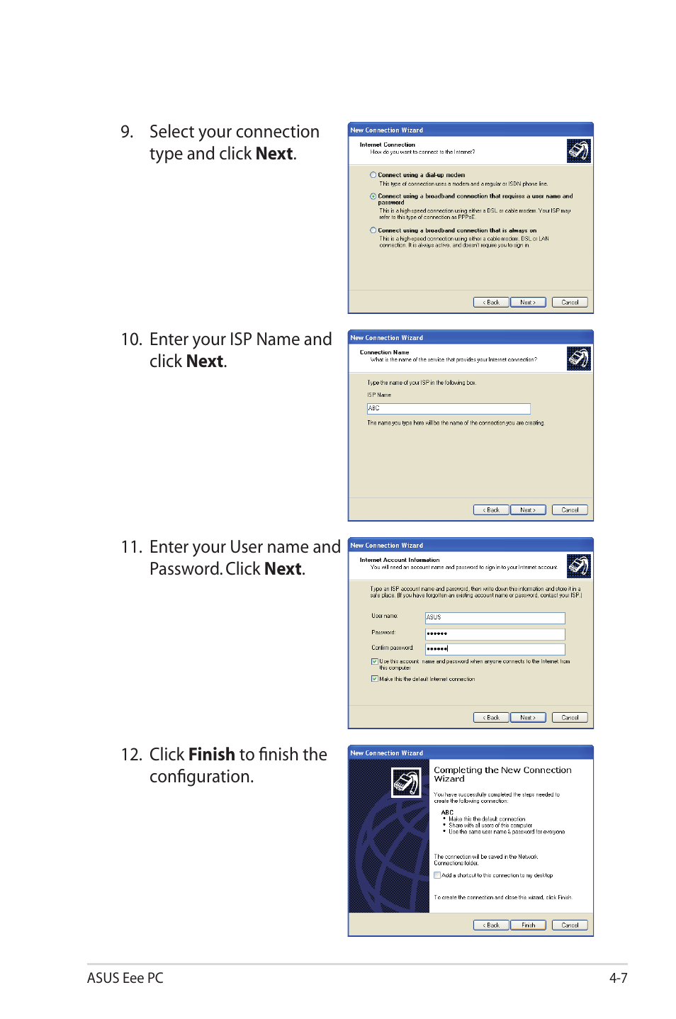 Asus Eee PC 1000HG User Manual | Page 51 / 88