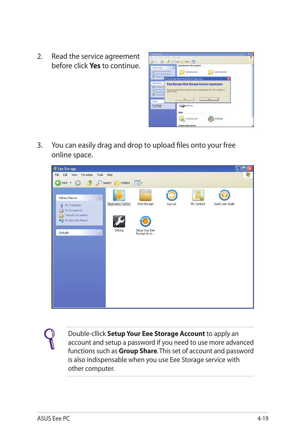 Asus Eee PC 1000HG User Manual | Page 63 / 88