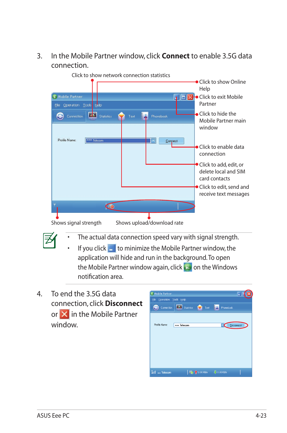 Asus Eee PC 1000HG User Manual | Page 67 / 88