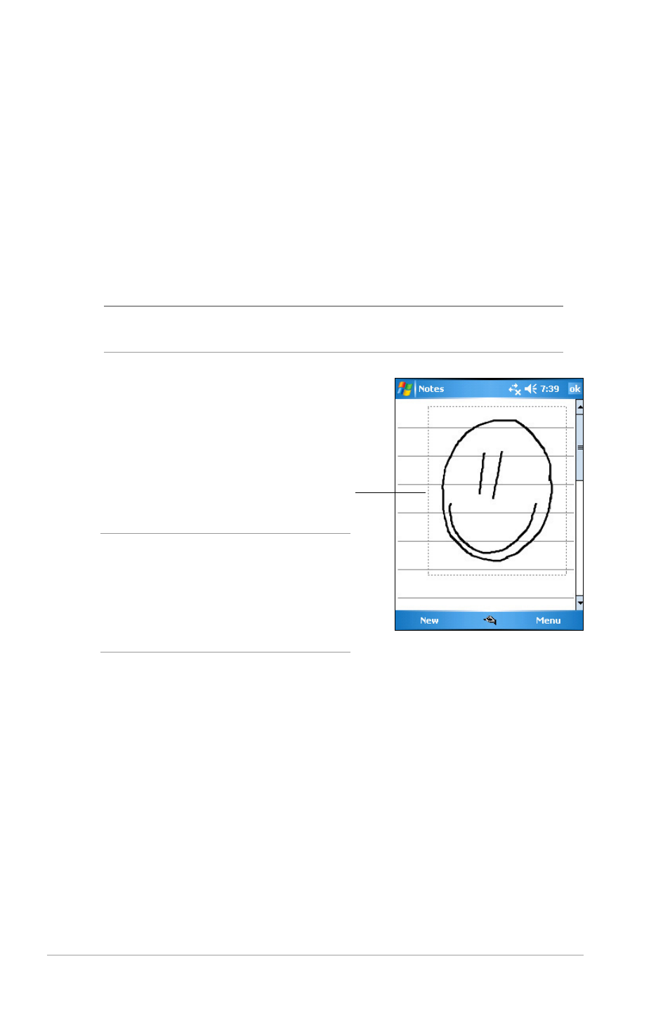 Drawing on the screen | Asus MYPAL A636 User Manual | Page 22 / 104
