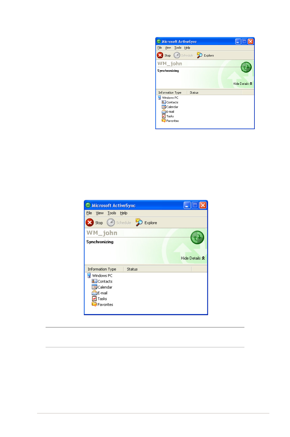 Checking synchronized information | Asus MYPAL A636 User Manual | Page 41 / 104