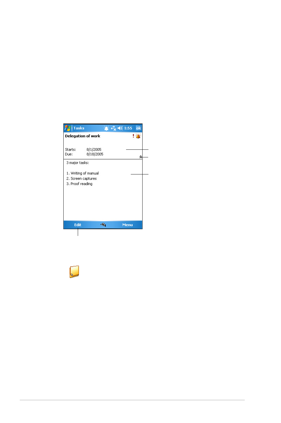 Notes, Using the summary screen | Asus MYPAL A636 User Manual | Page 52 / 104