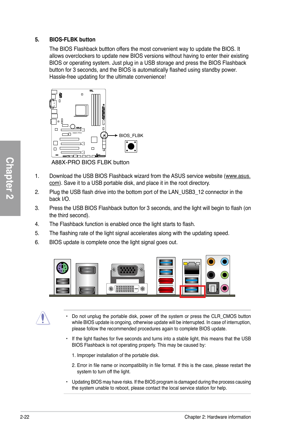 Chapter 2 | Asus A88X-PRO User Manual | Page 42 / 141