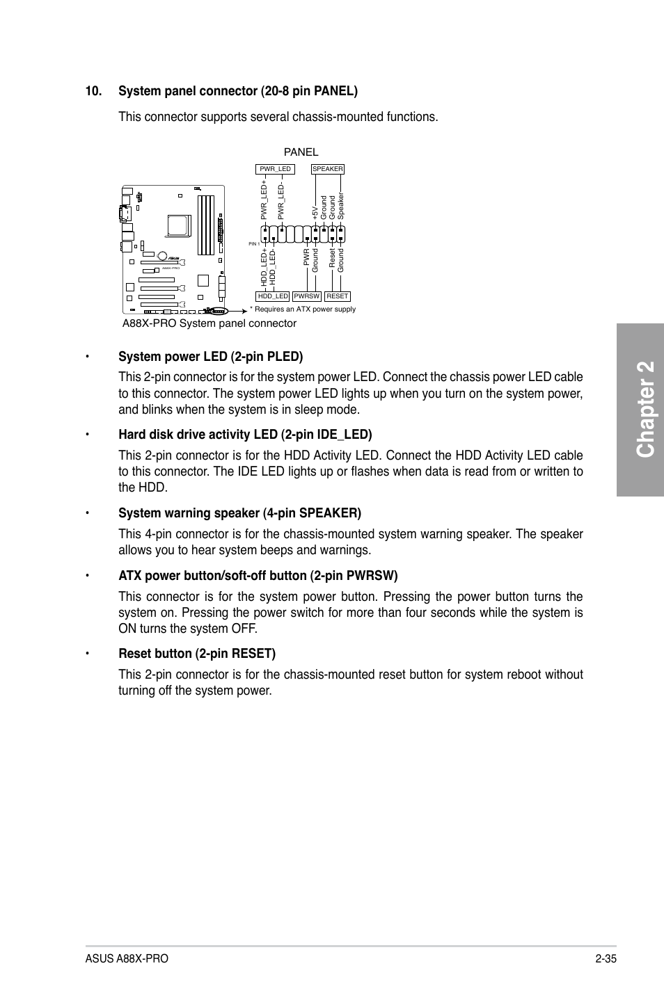 Chapter 2 | Asus A88X-PRO User Manual | Page 55 / 141