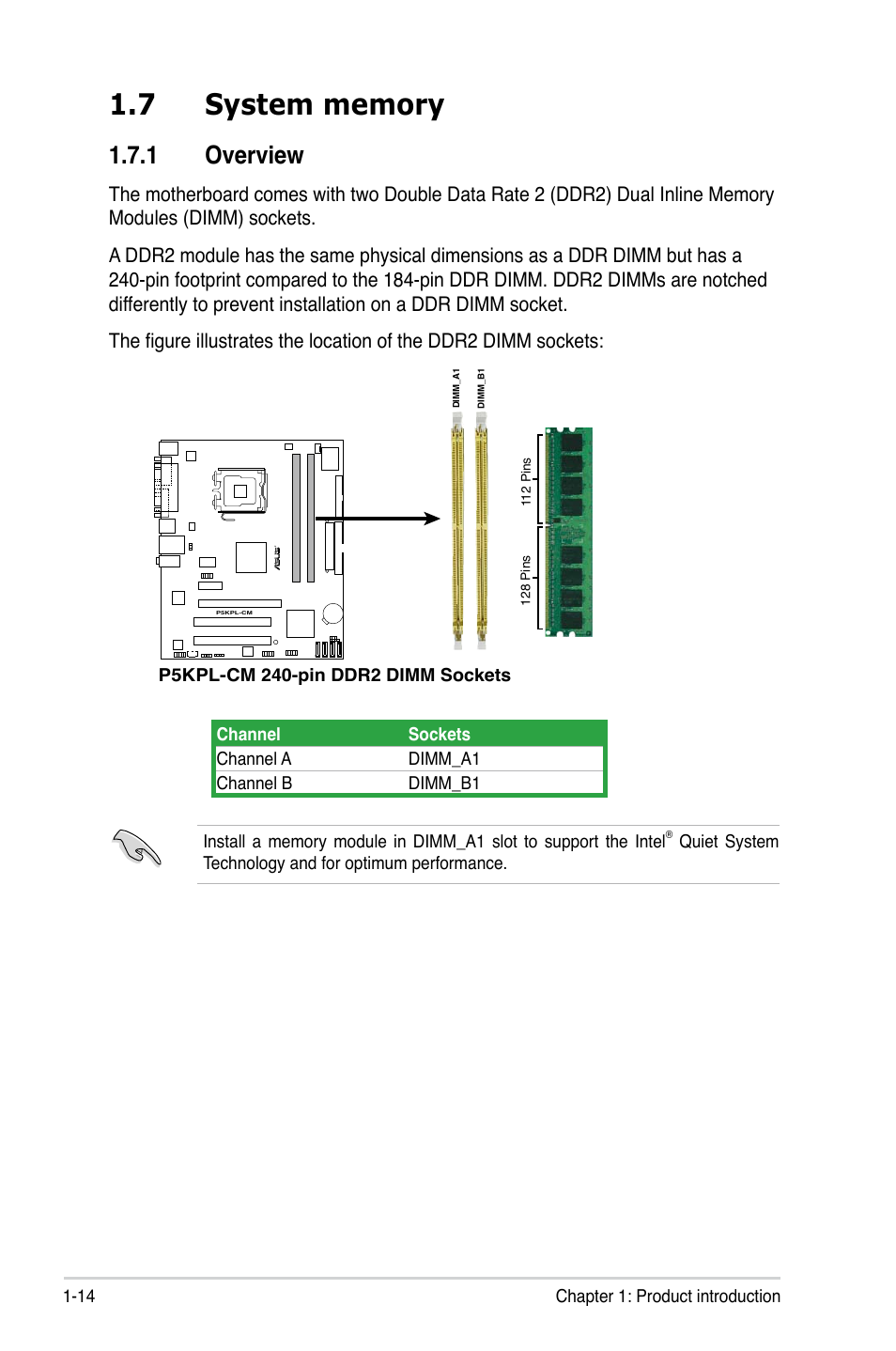 1 overview | Asus P5KPL-CM User Manual | Page 26 / 88