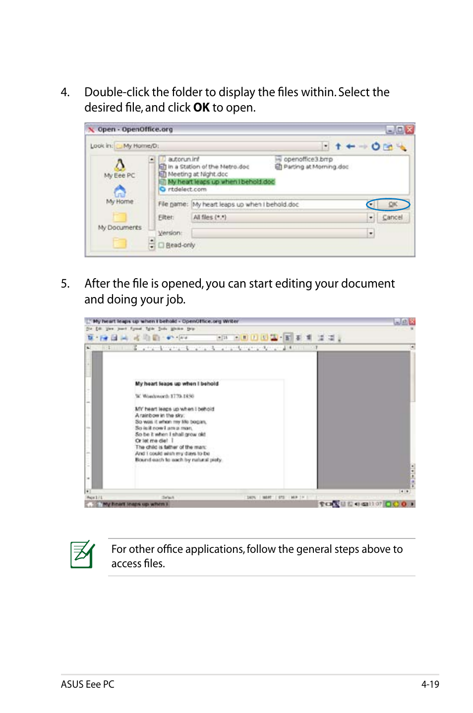 Asus Eee PC 900/Linux User Manual | Page 55 / 130