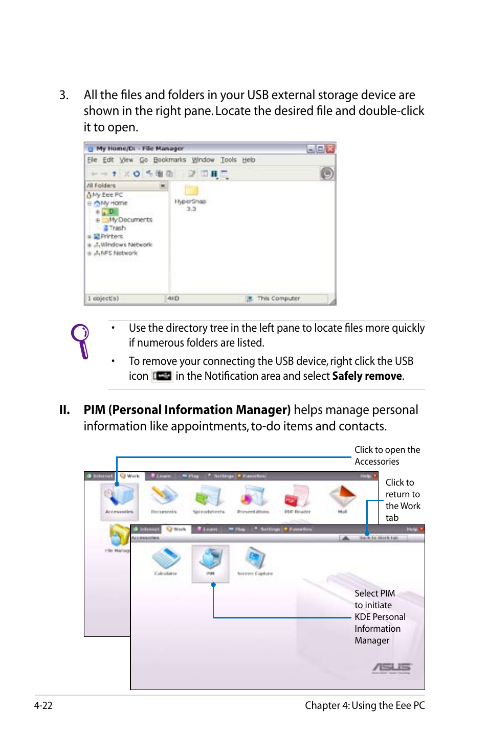 Asus Eee PC 900/Linux User Manual | Page 58 / 130