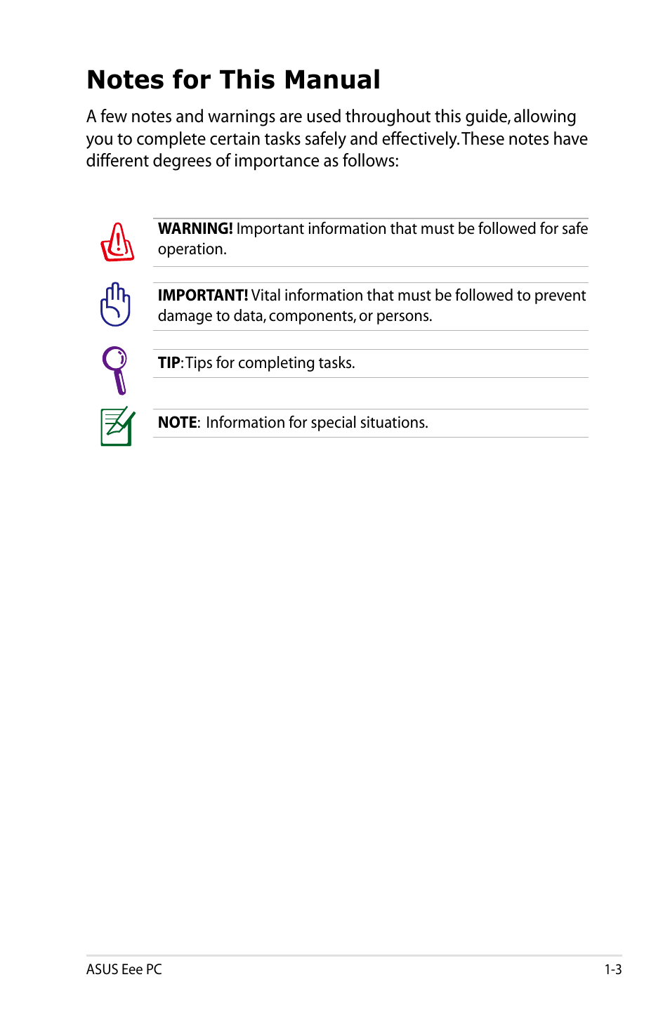 Asus Eee PC 900/Linux User Manual | Page 7 / 130