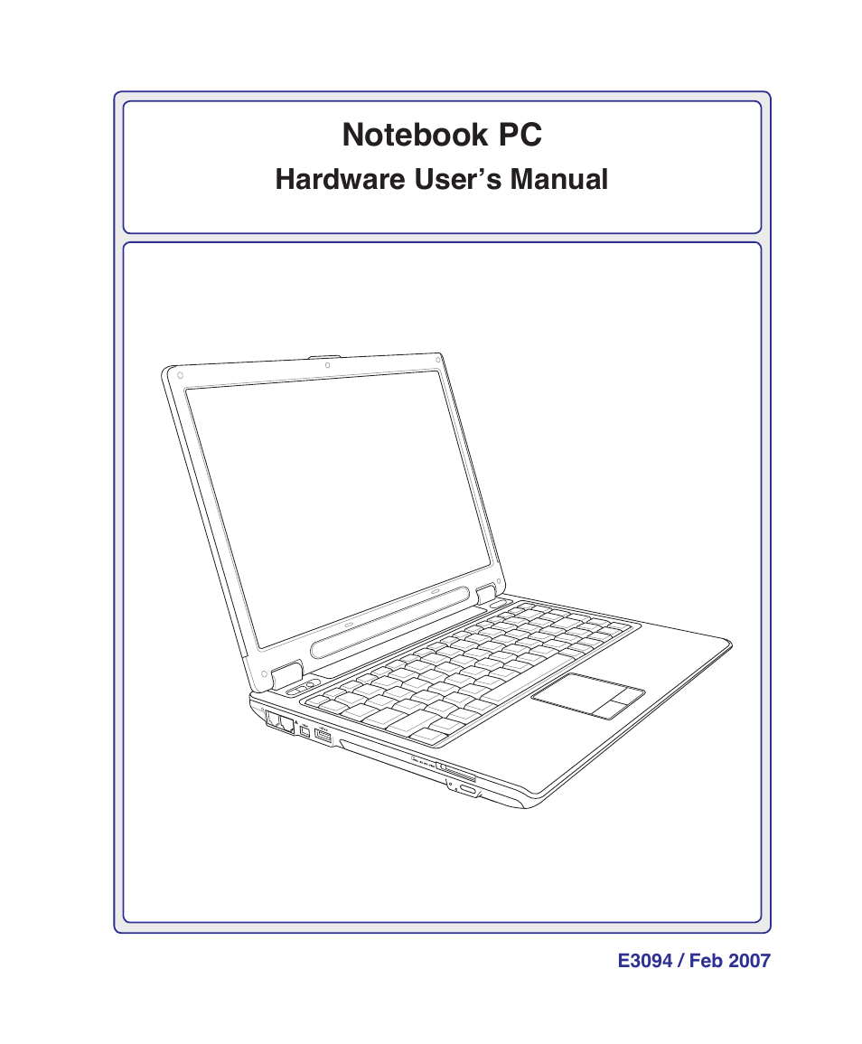 Asus W6Fp User Manual | 85 pages