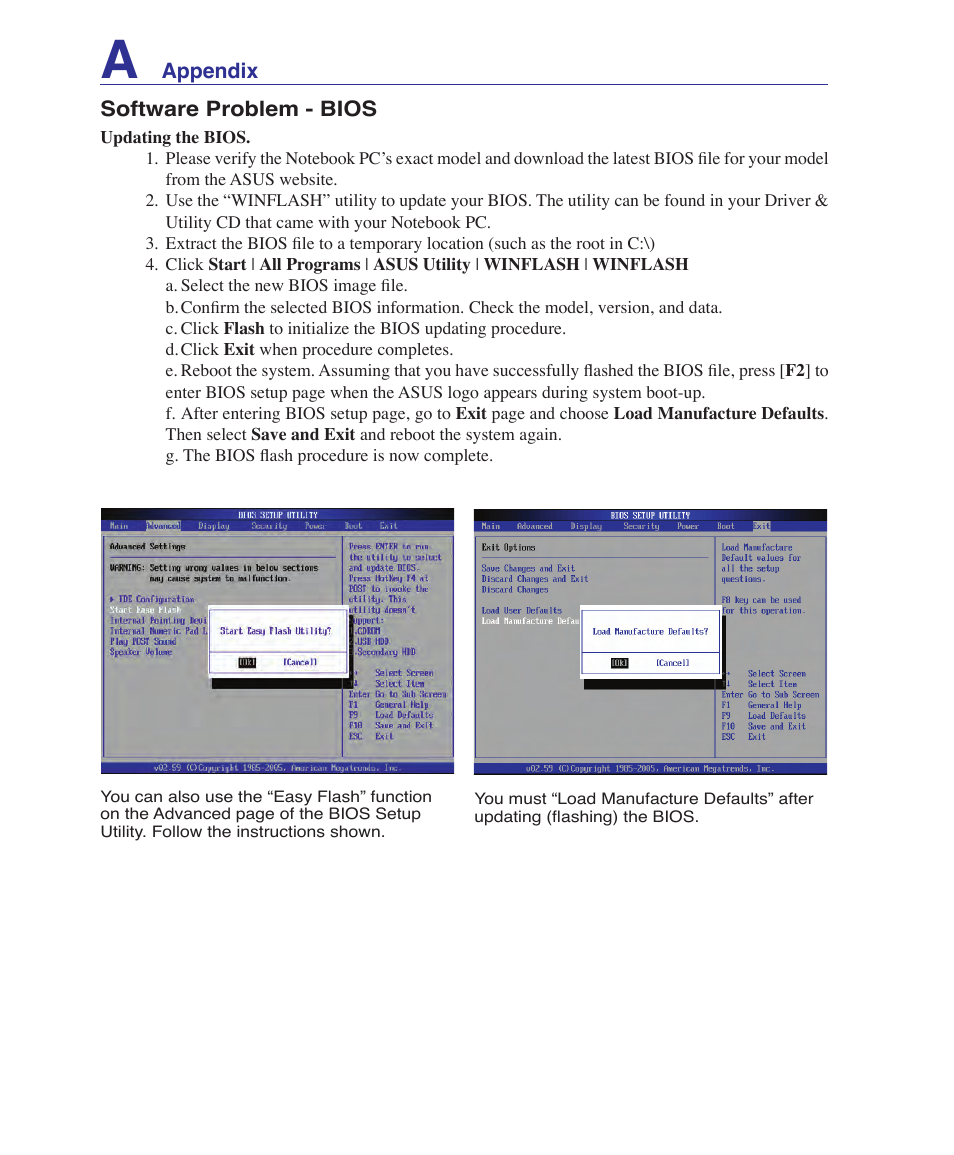 Asus W6Fp User Manual | Page 64 / 85