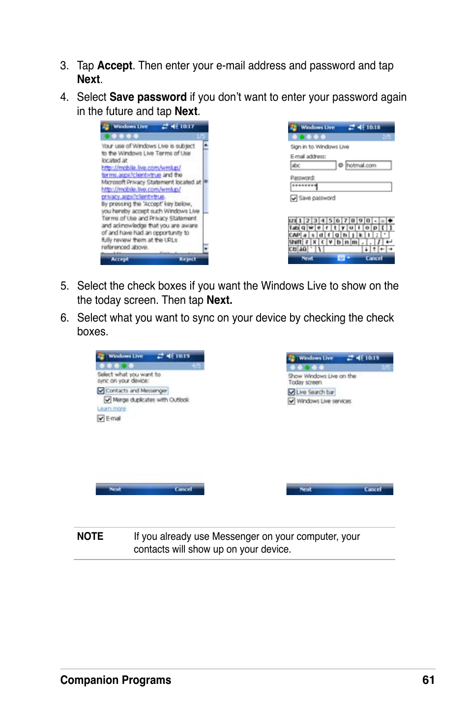 Asus MyPal A639 User Manual | Page 67 / 106
