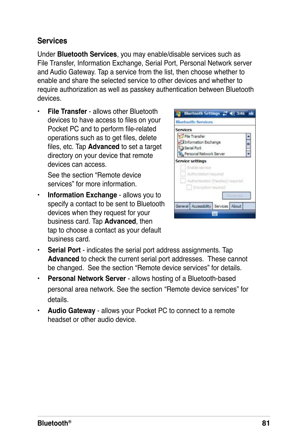 Asus MyPal A639 User Manual | Page 87 / 106