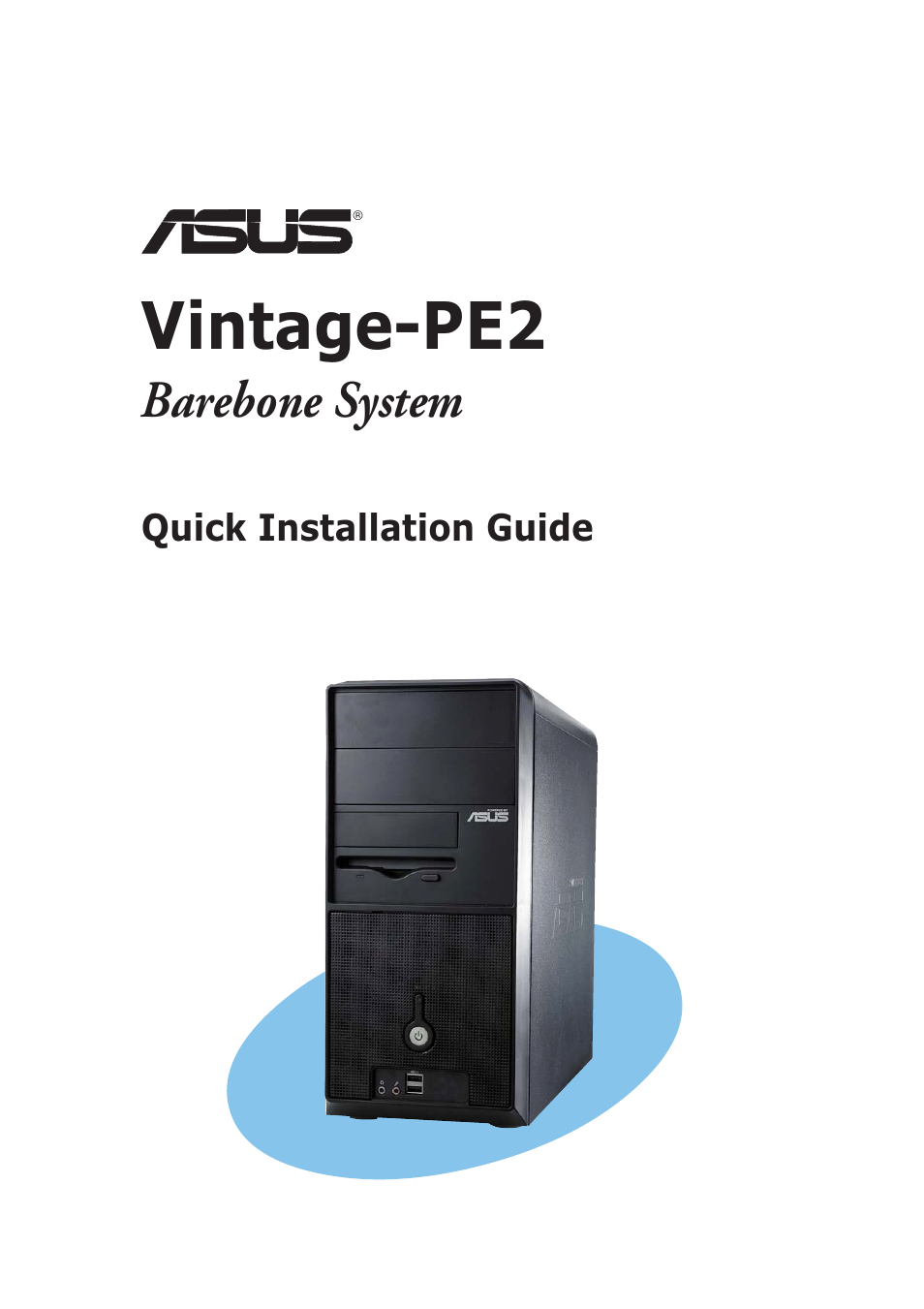 Asus Vintage-PE2 User Manual | 8 pages