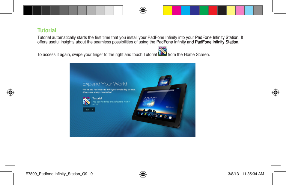 Tutorial | Asus PadFone Infinity User Manual | Page 9 / 12