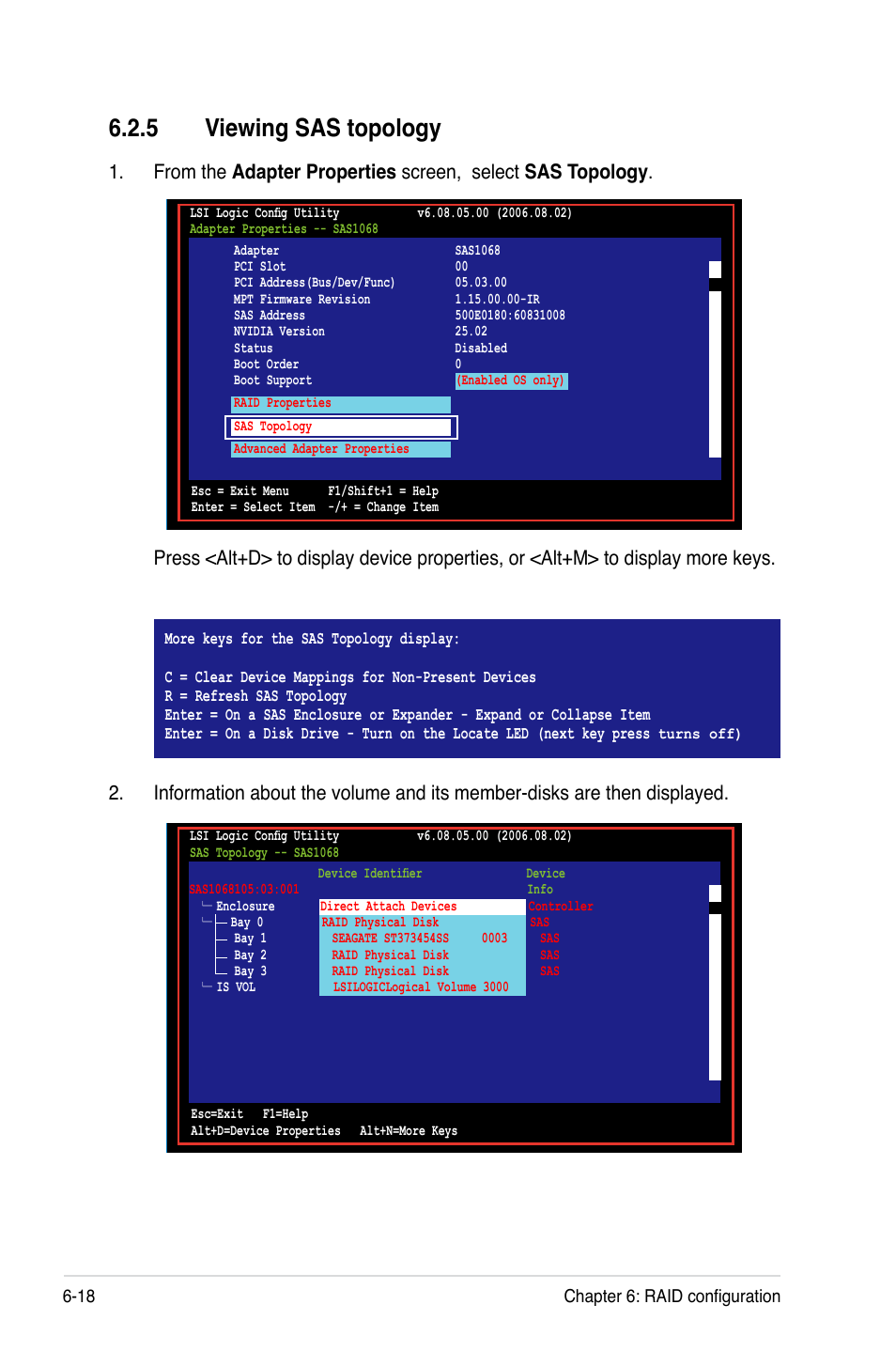 5 viewing sas topology | Asus RS260-E4/RX8 User Manual | Page 146 / 182