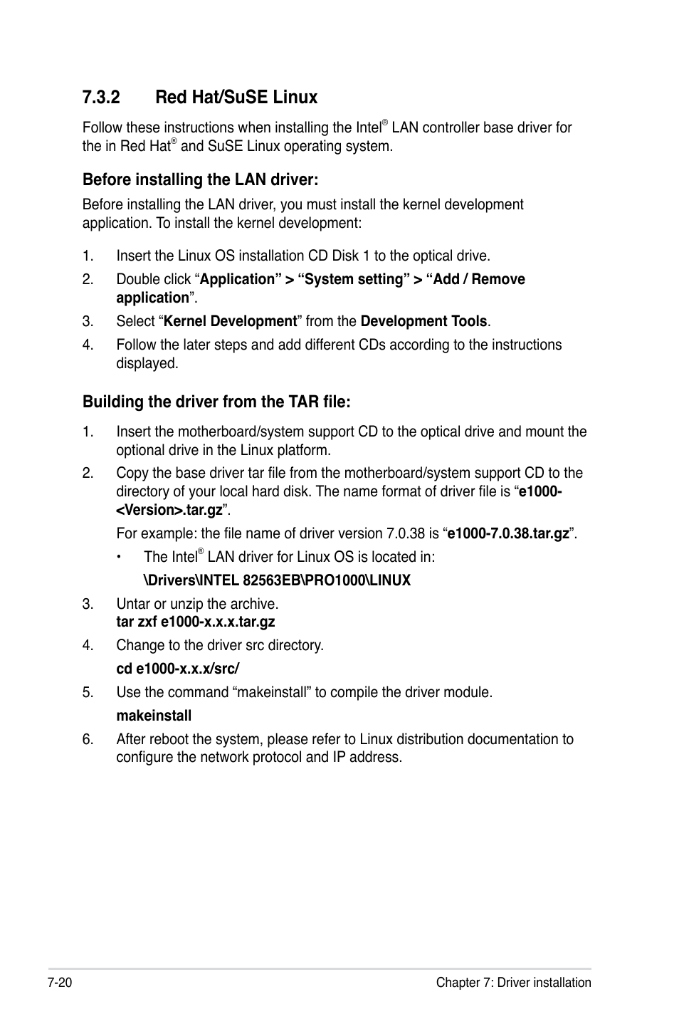 2 red hat/suse linux | Asus RS260-E4/RX8 User Manual | Page 170 / 182