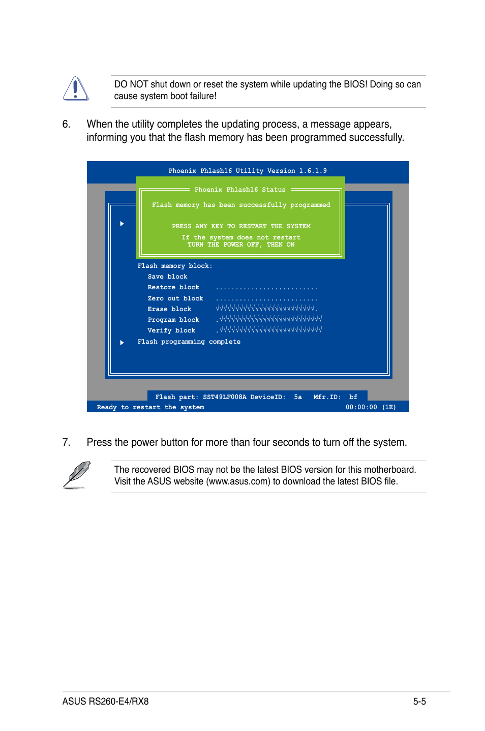 Asus RS260-E4/RX8 User Manual | Page 91 / 182