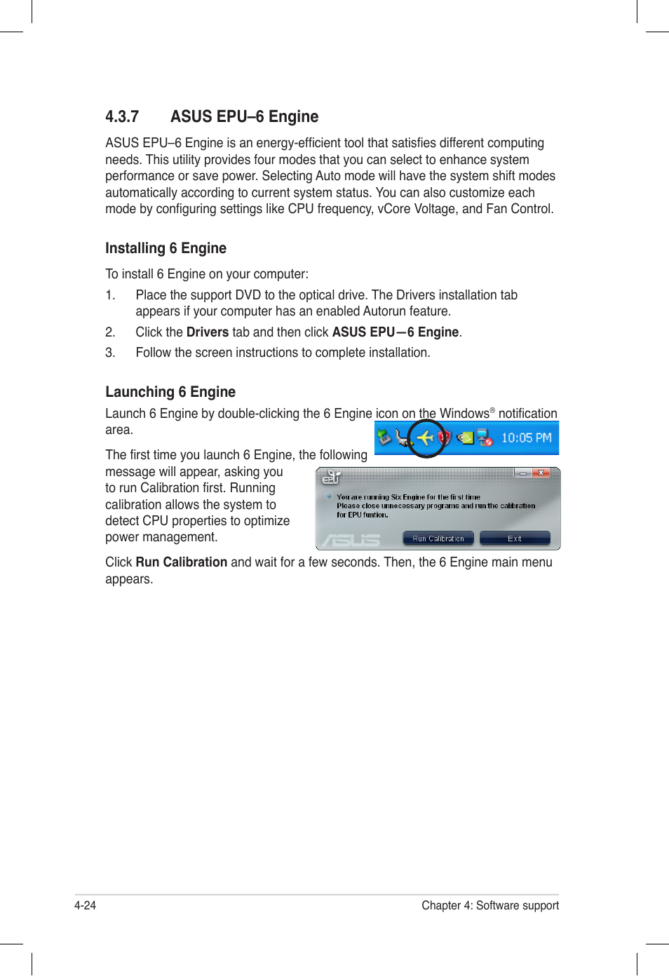 7 asus epu–6 engine, Asus epu–6 engine -24 | Asus P6T6 WS Revolution User Manual | Page 132 / 184