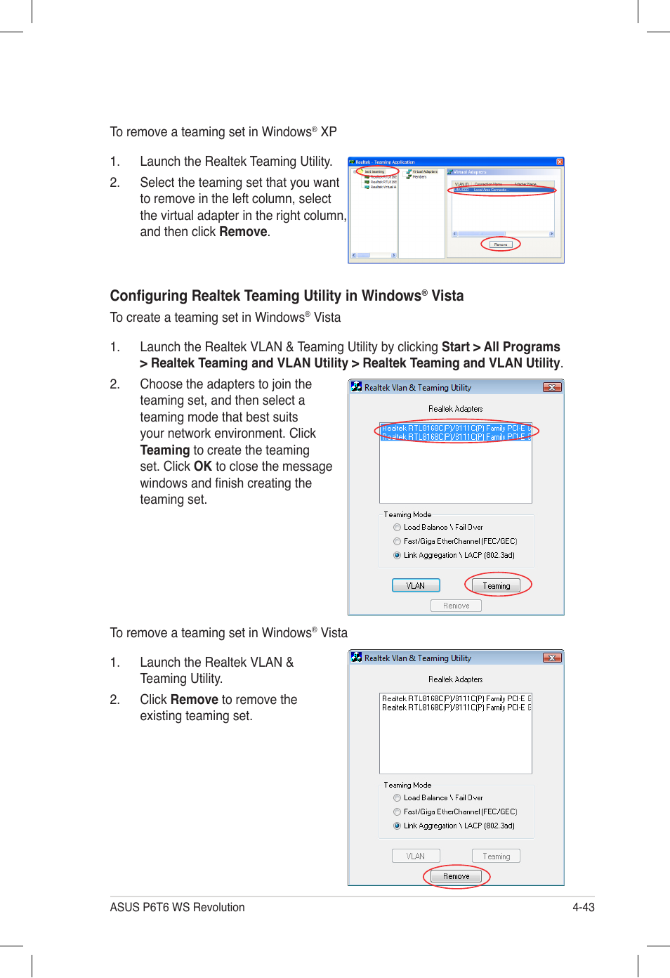 Asus P6T6 WS Revolution User Manual | Page 151 / 184