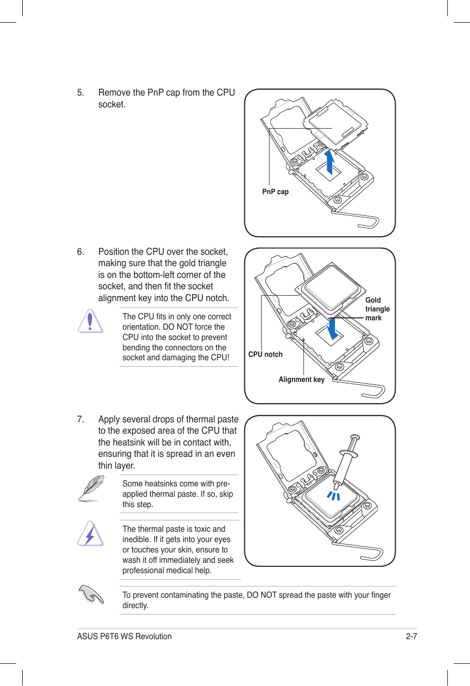 Asus P6T6 WS Revolution User Manual | Page 33 / 184