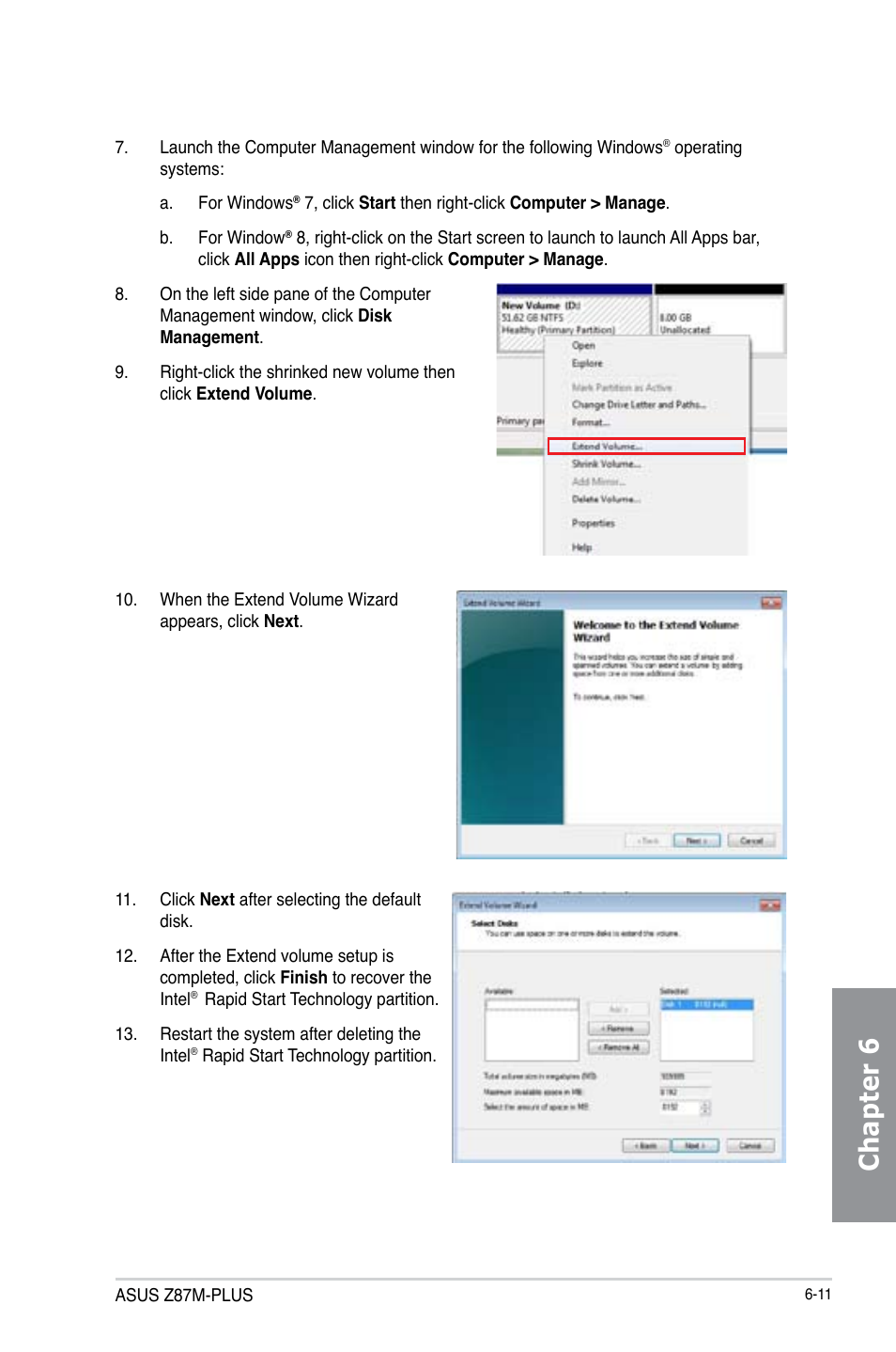 Chapter 6 | Asus Z87M-PLUS User Manual | Page 151 / 164