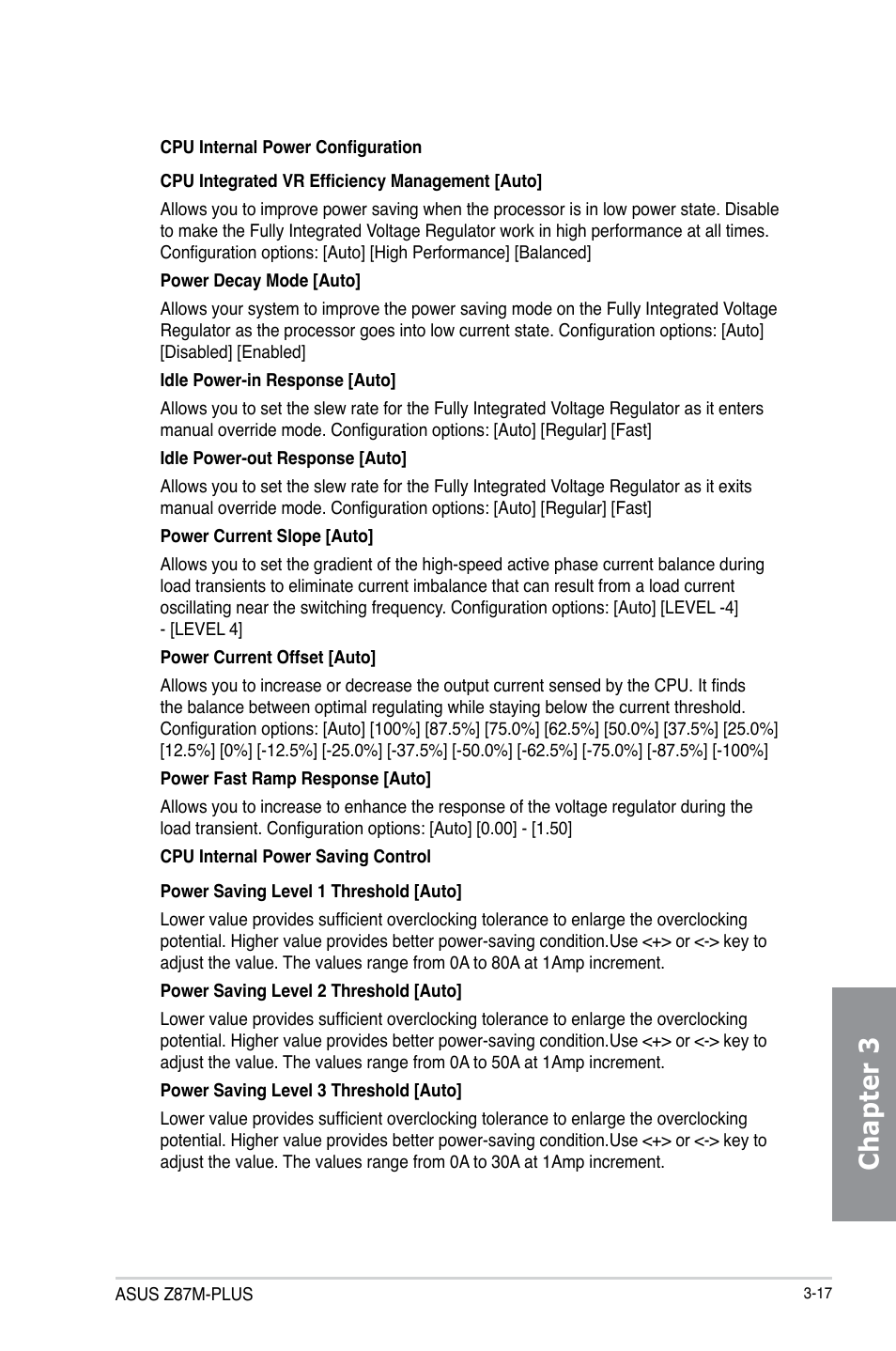 Chapter 3 | Asus Z87M-PLUS User Manual | Page 75 / 164