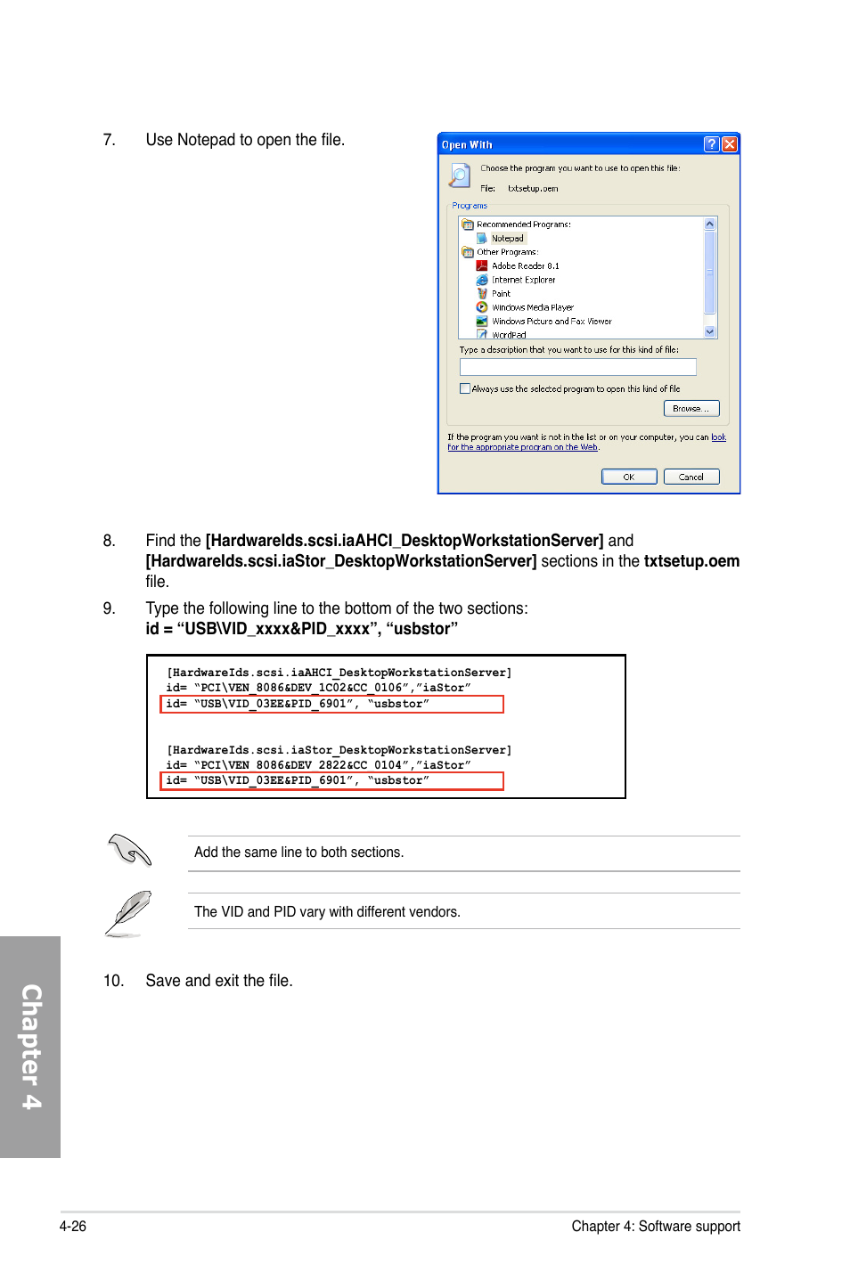 Chapter 4 | Asus P8P67 (REV 3.1) User Manual | Page 130 / 136