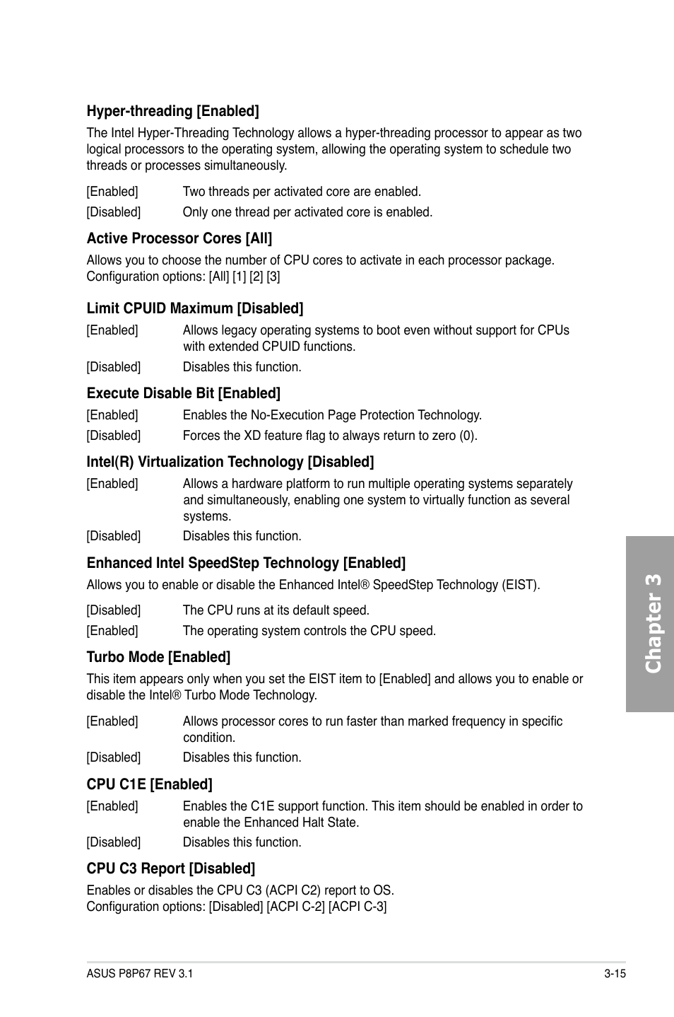 Chapter 3 | Asus P8P67 (REV 3.1) User Manual | Page 81 / 136