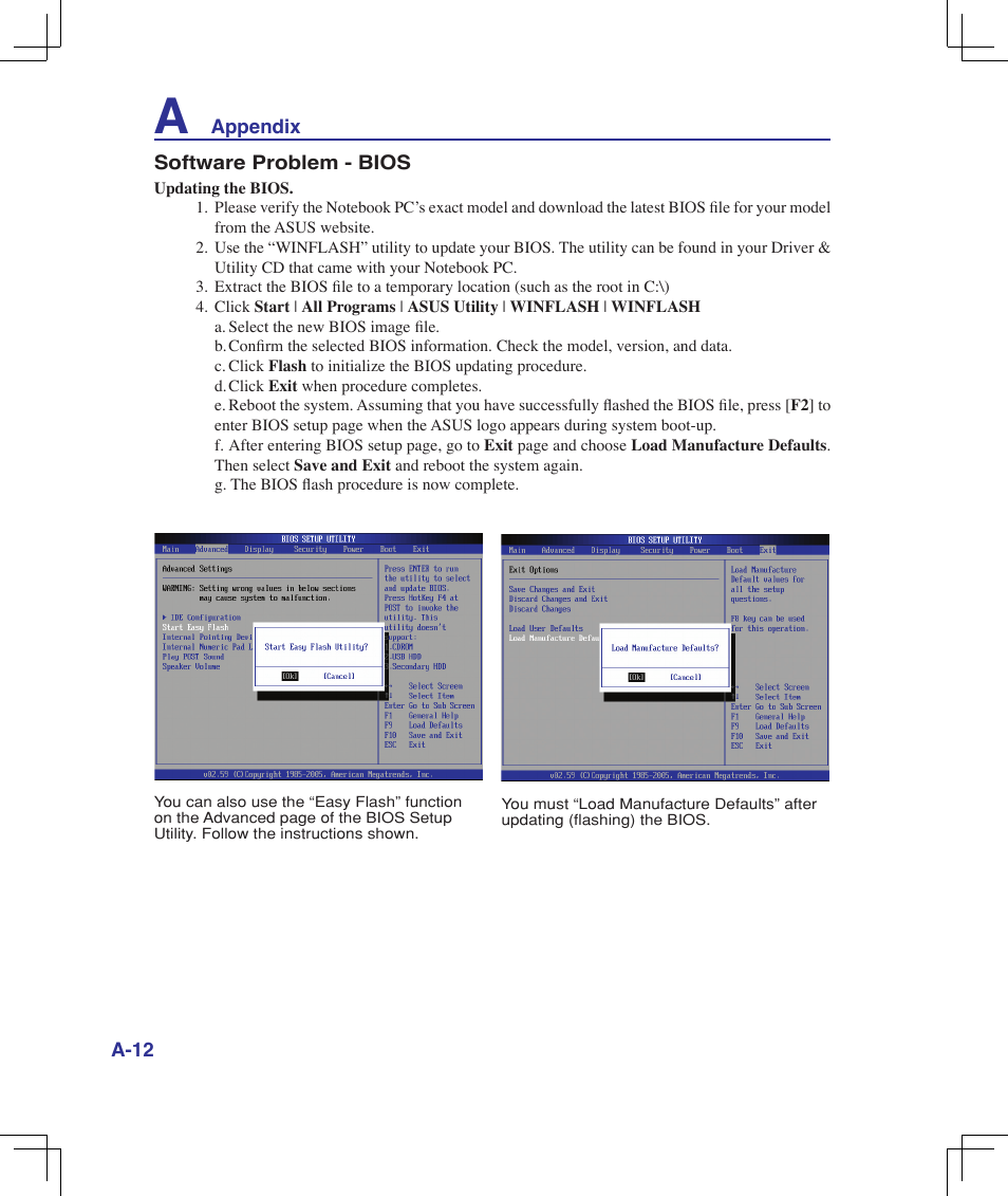 Asus F5Z User Manual | Page 64 / 85