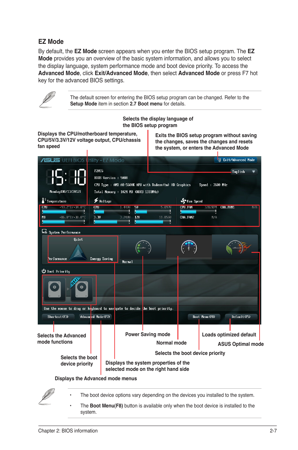 Ez mode | Asus F2A55 User Manual | Page 53 / 82